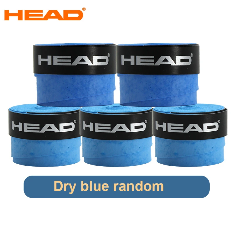 5Pcs HEAD Tennis Overgrip PU HEAD Tennis Racket Overgrip Absorption Grip Badminton Racket Handle Grip Tennis Grip Padel Tape