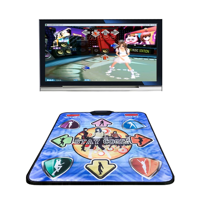 Wireless Dance Pad Dancing Step Dance Mats Pad Pads Dancer Blanket Equipment Revolution  Non-Slip Foot Print Mat to PC with USB