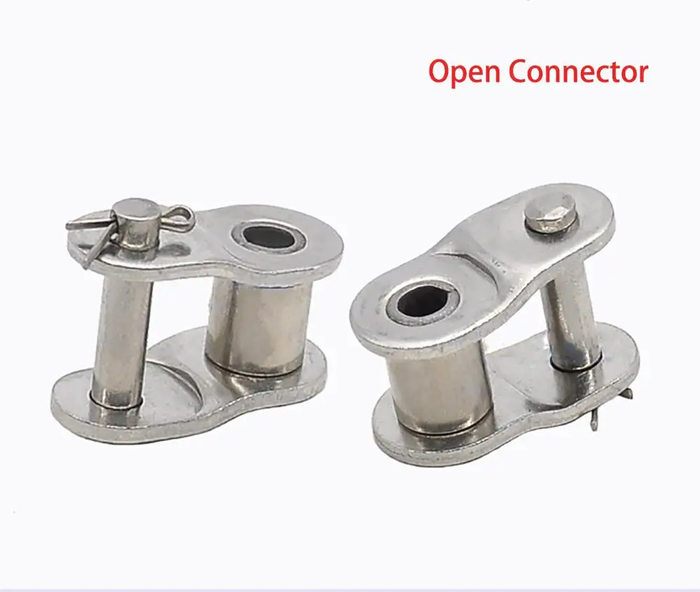 1Pcs 08B-1 Roller Chain Pitch 12.7mm Stainless Steel Industrial Transmission Chain/Chain Connector