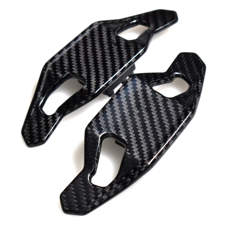 Carbon Fiber Shift Paddle For Audi A3 8V S3 RS3 A4 S4 A5 S5 RS4 B8 B9 A6 A7 TT TT R8 Q3 Q5 Car Steering Wheel Shifter Extension