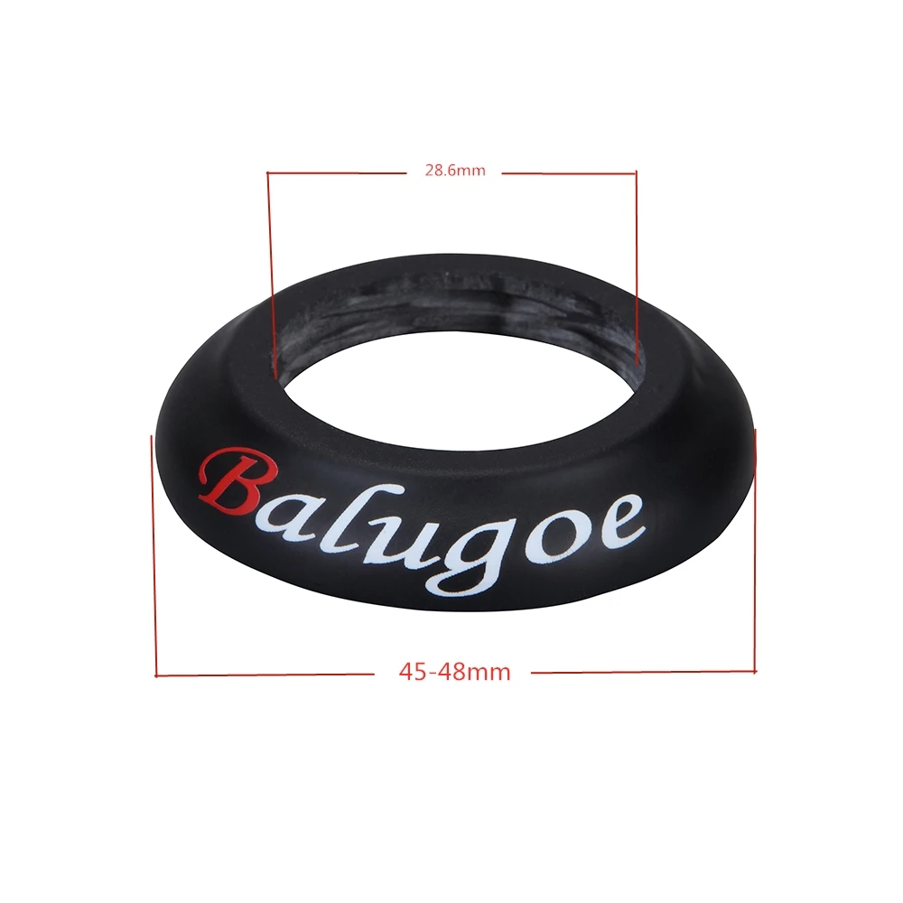 BALUGOE-Carbon Fiber Road Bicycle Headset, MTB Bike Parts, Bicycle Fork Bowl in September, Conical Taper Washer, 1 1/8