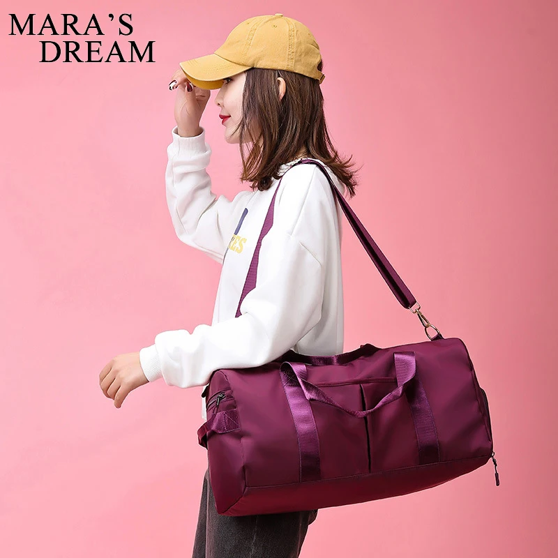 Mara\'s Dream Fashion Large Travel Bag Women Cabin Tote Bag Handbag Nylon Waterproof Shoulder Bag Women Weekend Gym Bag Man