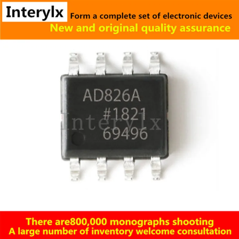 10Pcs/Lot AD826ARZ AD826AR AD826A AD826 IC VOLTAGE FEEDBACK 2 CIRC 8SOIC