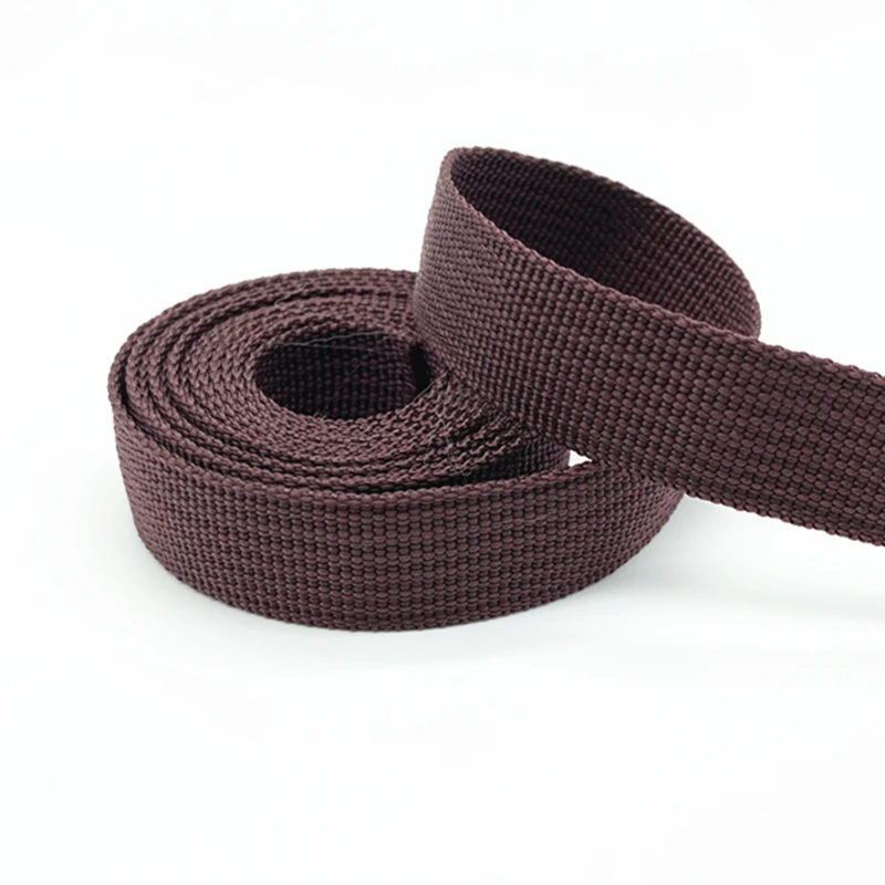 2 yards 20mm Canvas Ribbon Belt Bag Webbing Nylon  Pet  Knapsack Strapping Sewing   Accessories #RoLi