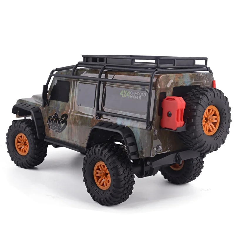 ingress protection Rc Max Tiger3 4X4 Crawler Rally Electric car 1:10 2.4G Rocket Damping  All Terrain Cross-Country RC Car Gift