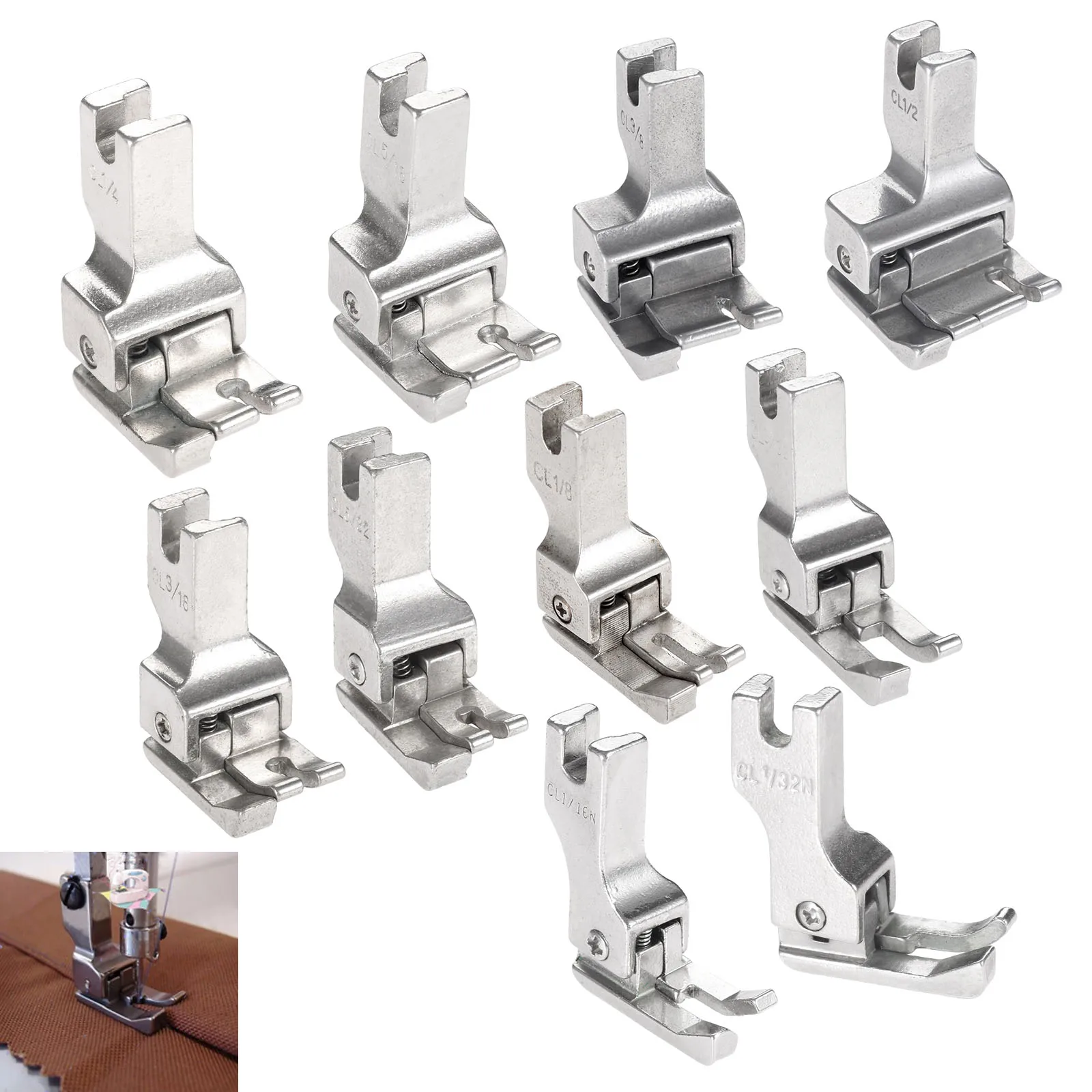 1pc kompensacyjne stopki wysokie/niskie stopy pasuje pojedynczą igłę przemysłowe maszyny do szycia stebnówka 0.8-1.2mm CL 1/32N-1/2 JUKI DDL