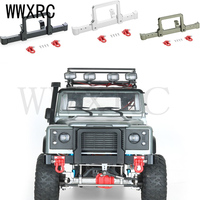 Metal Front Bumper with Hooks For 1/12 MN D90 MN-90 MN-91 MN-99 RC Car Upgrade modification Spare Parts Accessories