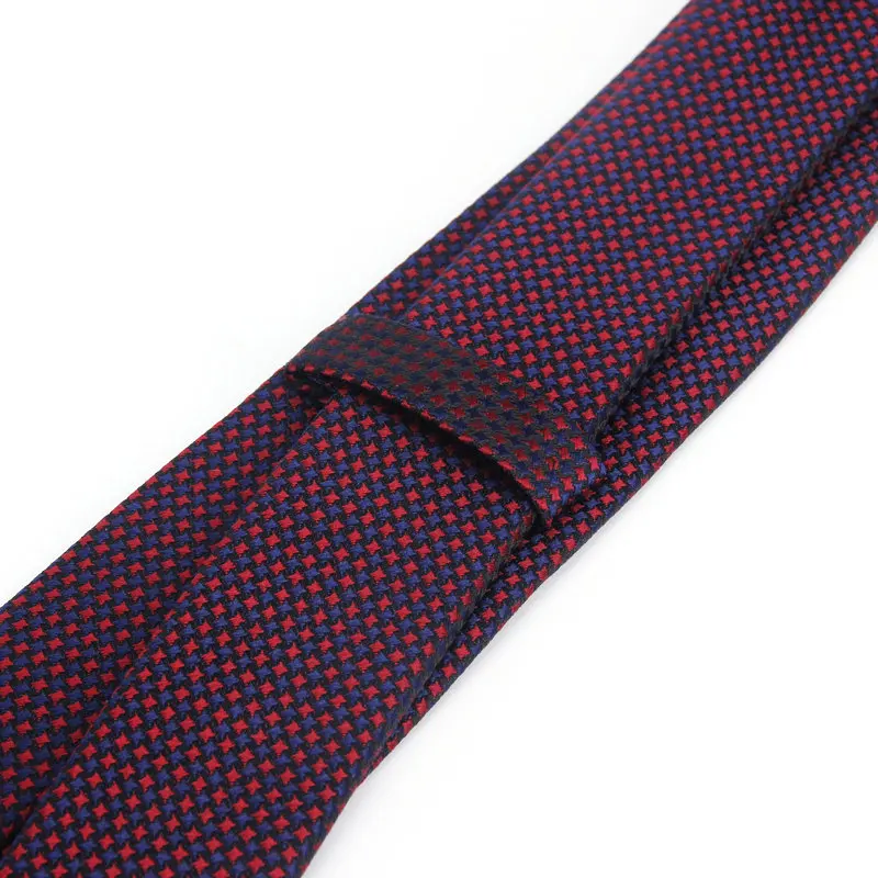 Polyester Jacquard Ties For Men Dot Navy Neckties for Wedding Business Suits 6cm Skinny Wide Neck Ties Slim Gravatas Accessories