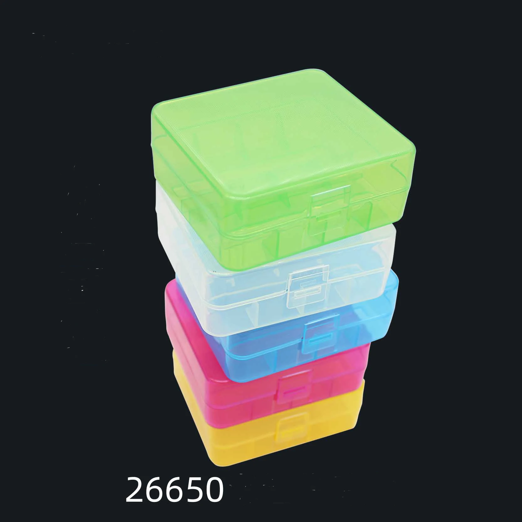 

MasterFire 400pcs/lot Hard Plastic 26650 Battery Holder Protective Case Storage Box for 2 x 26650 Batteries Cover