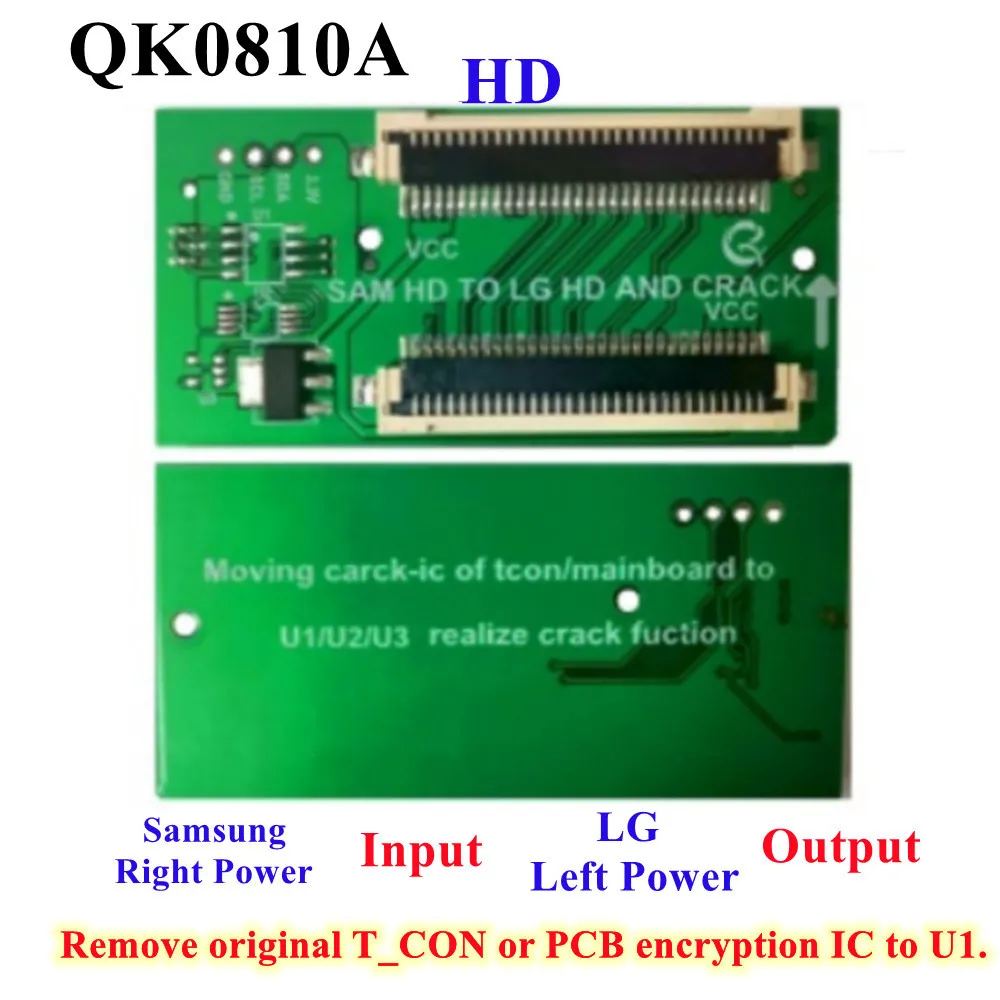 TV Repair Conventor Connector Adapter QK0810A QK0811A QK0812A QK0812B QK0812C QK0812D Adapter Tcon Board Screen Repaing Parts