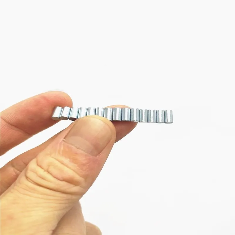 Diametrically Magnet Rod for Bracelet 3D Printed Settlers Board Game NdFeB 3500GS Silver Metal 3x6