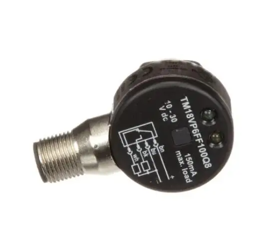 

TM18VP6FF100Q8 Sensor, Photoelectric, BGS, 100mm Range, 10-30VDC, PNP, M12, 42042