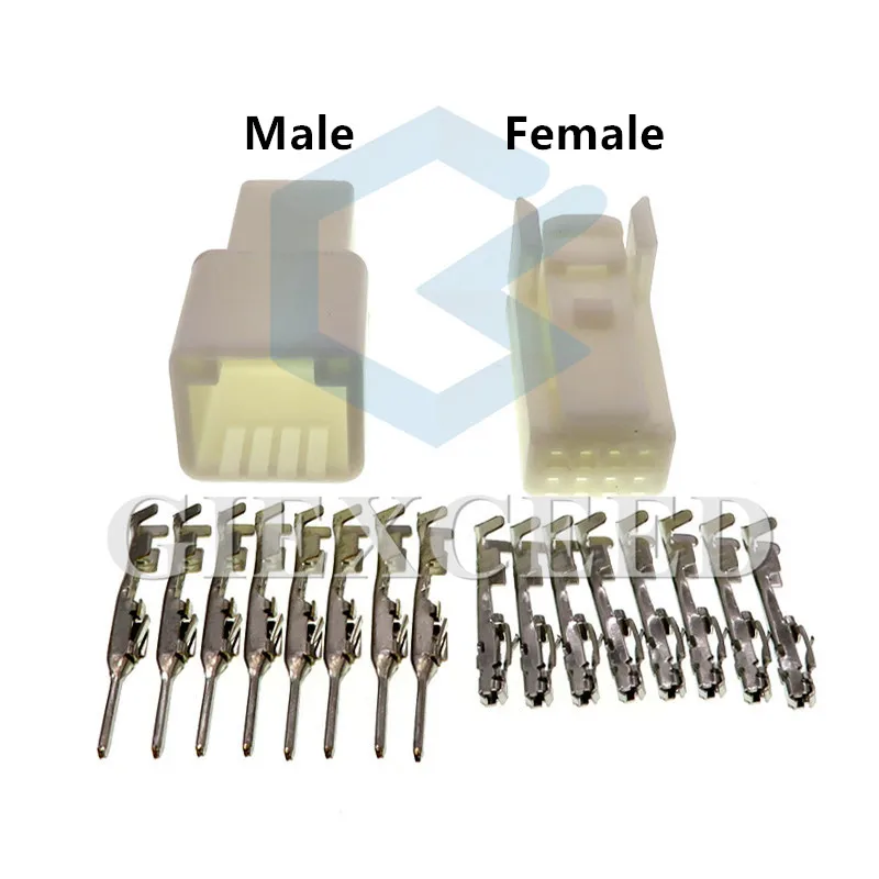 2 Sets 8 Pin 1565804-1 1376352-1 Car Rear View Mirror Socket Reading Light Plug AC Assembly 90980-12221 90980-12551 1717103-1