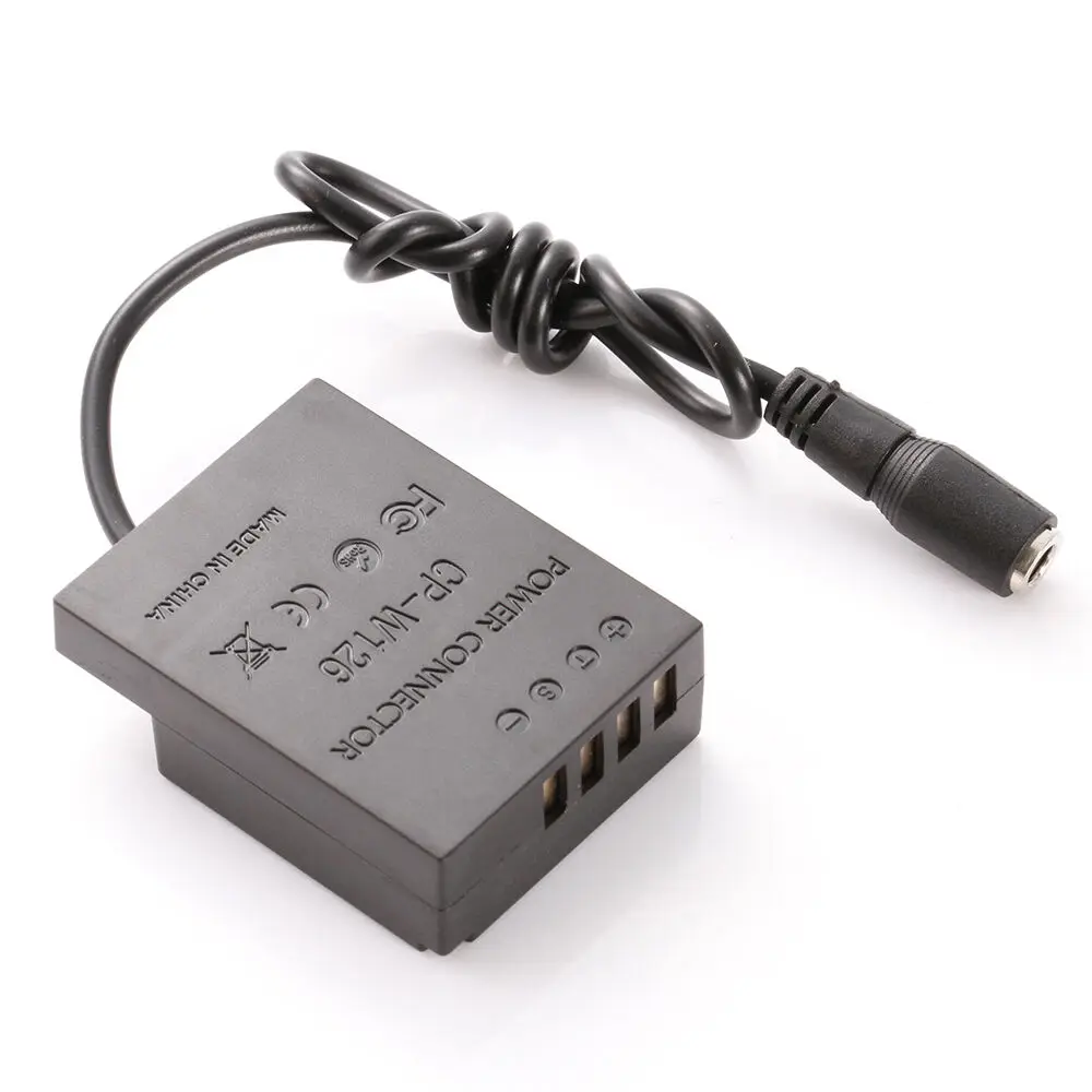 FOTGA Adaptador de Alimentação CA Substituição AC-9V + CP-W126 DC Acoplador Kit de Bateria Manequim para Fujifilm X-H1 X-Pro3 X-Pro2 X-Pro1 X-T3 X-T2