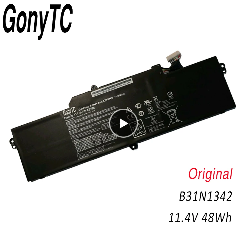 11,4 V 48Wh B31N1342 batería de portátil para Asus Chromebook C200MA C200MA-DS01 C200MA-KX003 serie Tablet