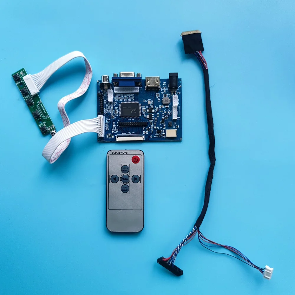 For 1366×768 LP125WH2 12.5inch LCD Screen LED panel display HDMI-compatible VGA 2AV LCD remote Controller Board kit Work