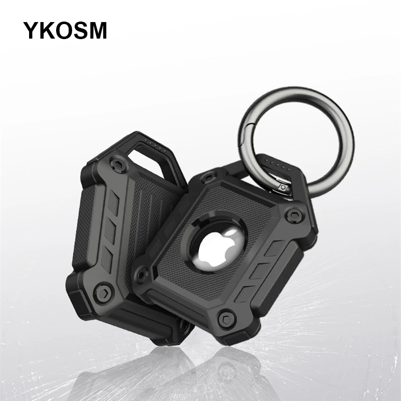New TPU Apple Airtag Case Armor Shockproof Sleeve For Airtag Location Tracker Airtag Keychain Anti-lost Shell Protective Cover