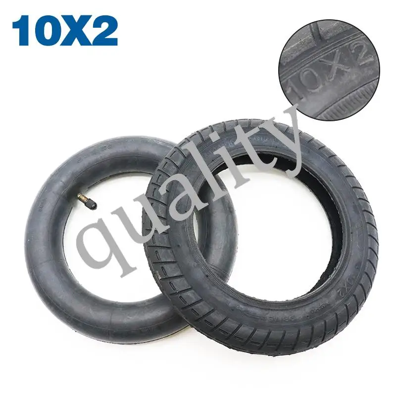 10X2 Inches Pneumatic Tires for Xiaomi Mijia M365 Mi Electric Scooter Tyres Thicker Inflation Wheel  Outer Inner Tube