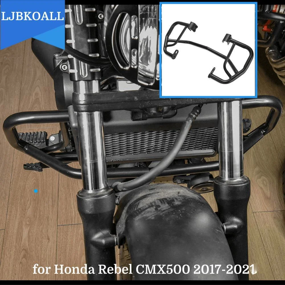 

2019 2018 CMX500 Bumper Accessories Motorcycle Black Engine Guard Crash Bar Frame Protector For Honda Rebel CMX 500 2017-2022