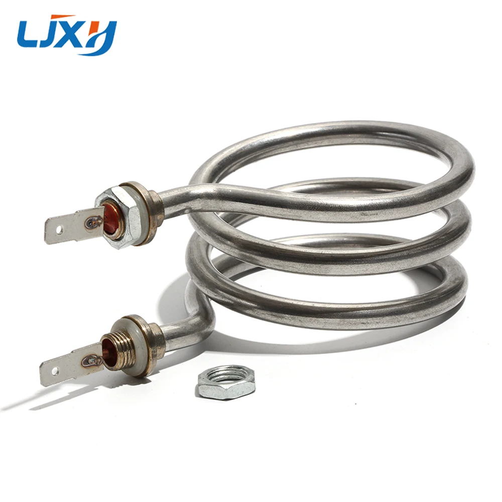 LJXH Water Fountain/Water Dispenser Transverse Spring Pipe 3 Coils Heater Tube 220V 800W Electric Heating Element