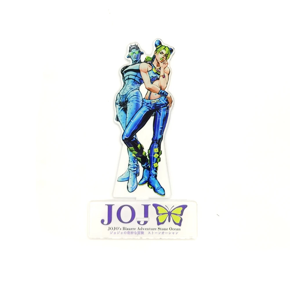 Jo no Bizarre Adventure Stone Ocean Jolyne Kujo Enrico Pucci acrylic stand figure model plate holder cake topper anime image 3