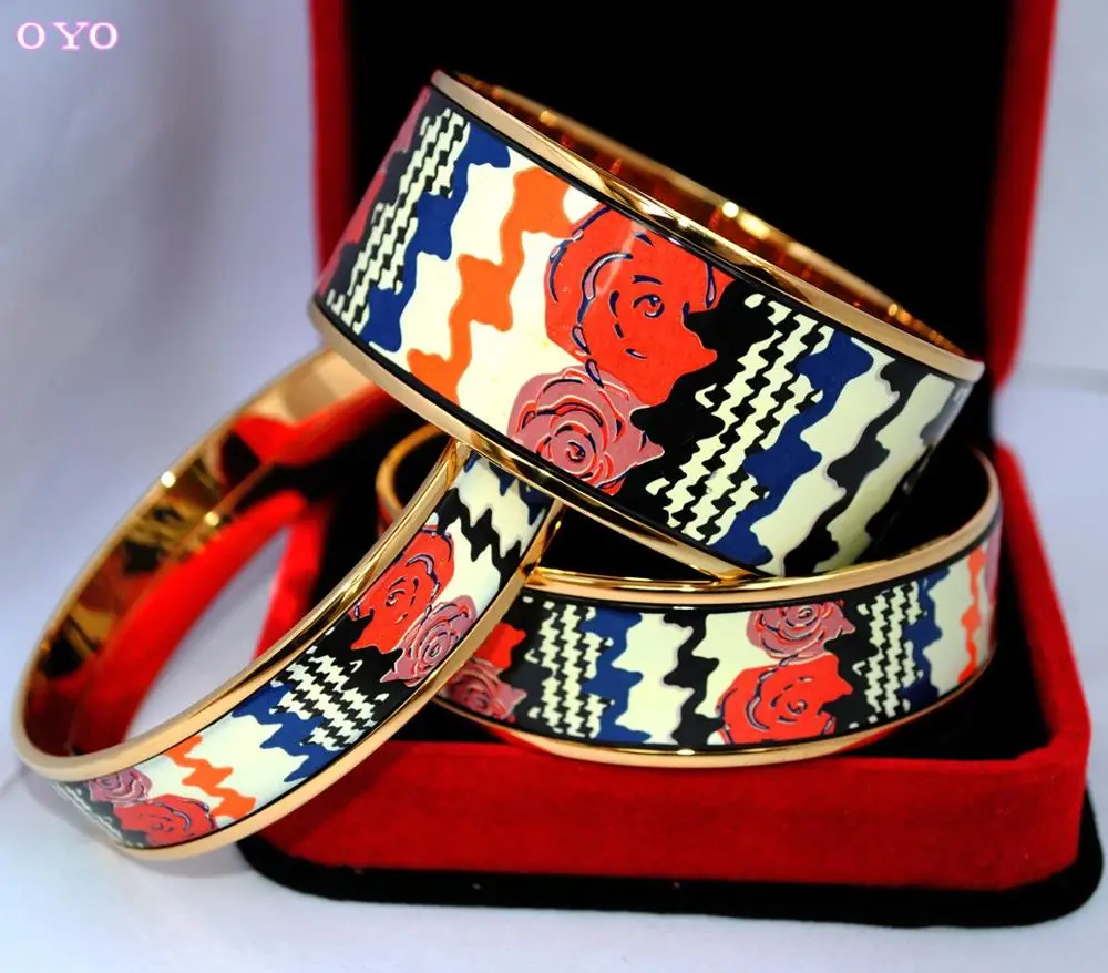 

Cloisonne jewelry jewelry bracelet Austrian style of art jewelry 004