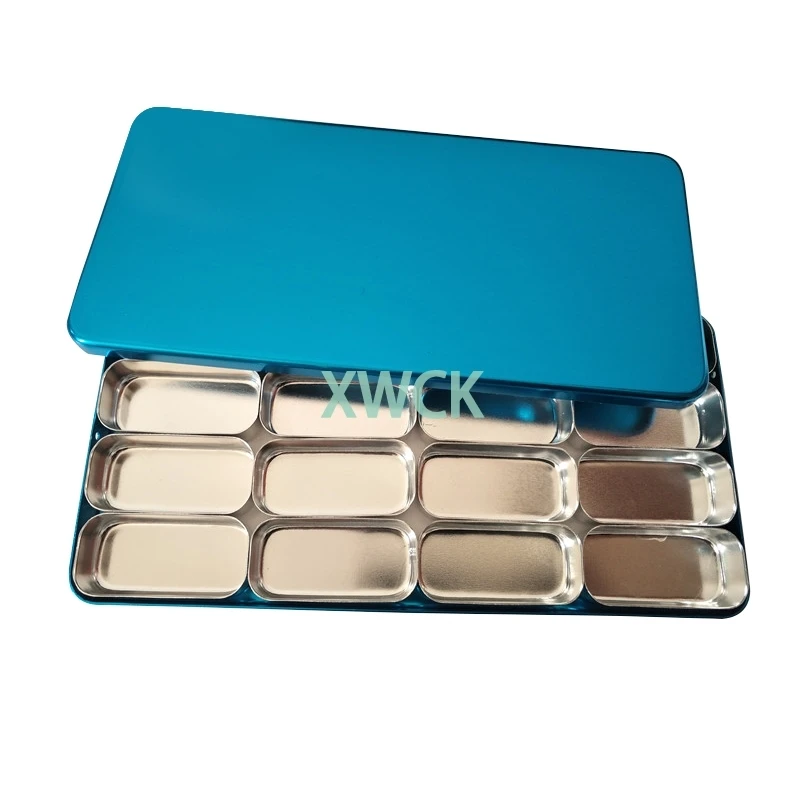 1 stücke dental 16slot box bur datei halter block für sterilisator fall desinfektion endo box