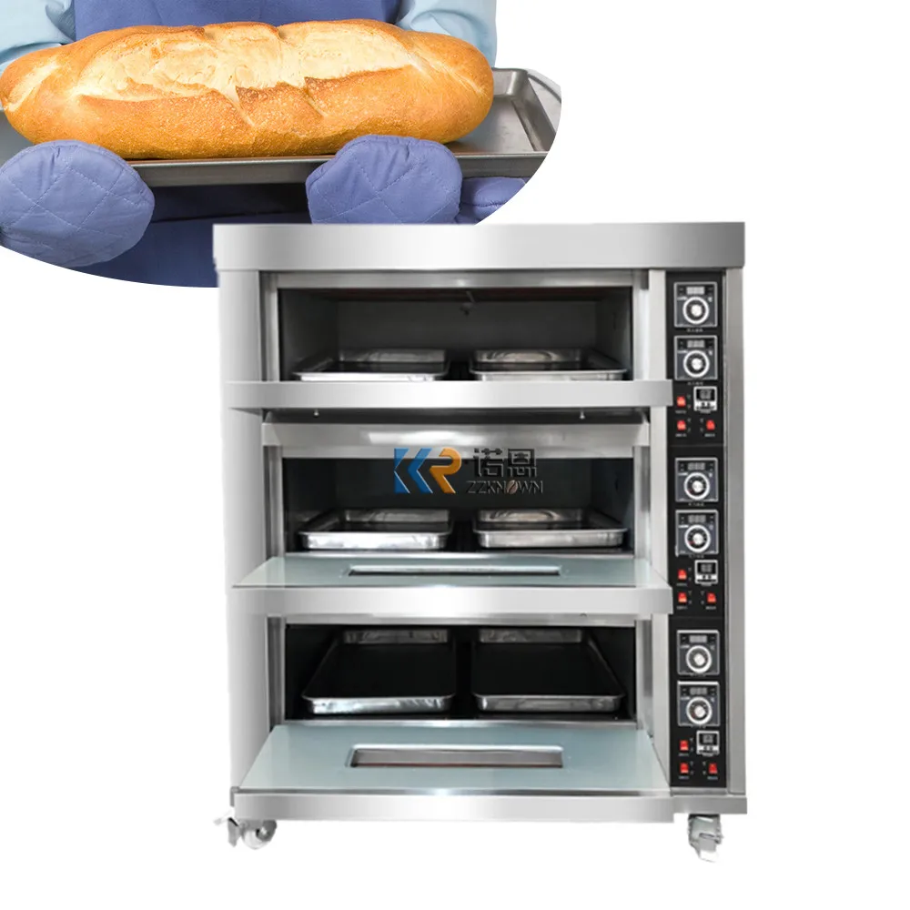 

Electric Commercial Biscuit Pizza Bread Bakery Oven Machine Pastry Cake Baking Equipment for Bakery Store