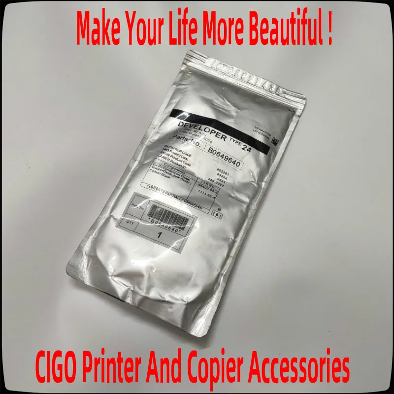 

Refill Developer Toner For Ricoh Aficio 1060 1075 2051 2060 2075 Printer,TYPE 24 27 MP 1350 1100 1356 1357 1106 Developer Powder