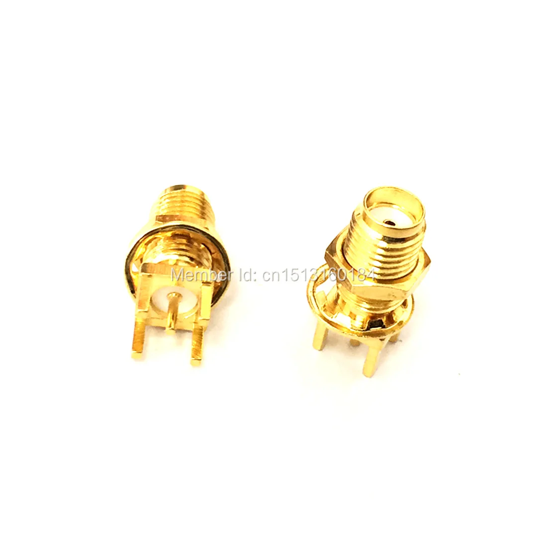 1pc SMA  Female Jack Nut RF Coax Modem Convertor Connector  PCB  Mount Straight  Goldplated  NEW  Wholesale