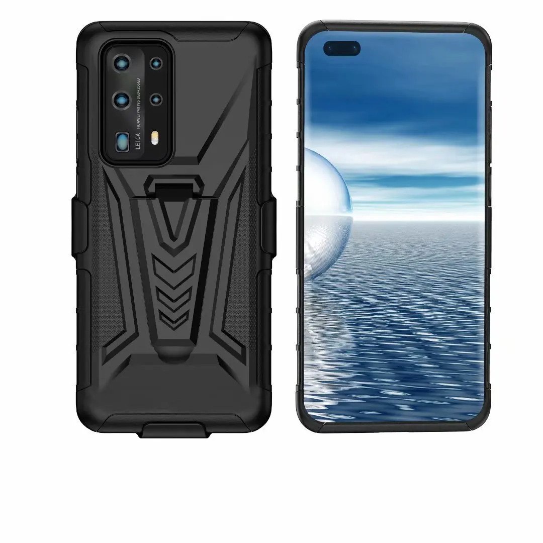 ShockProof Heavy Duty Armour Tough Stand Case With Belt Clip For Xiaomi Redmi Note 10 Pro