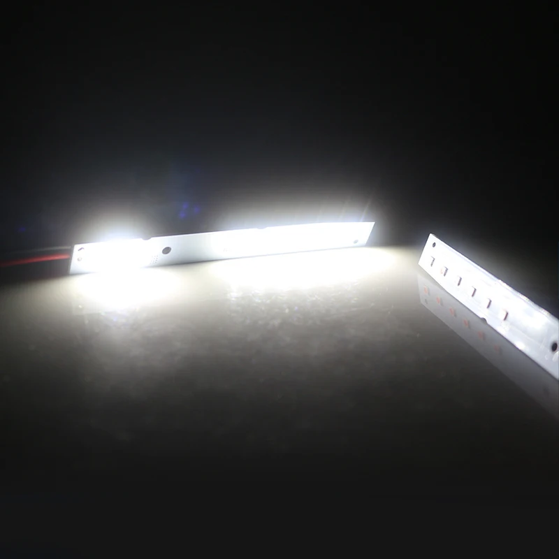 2pcs Xenon White /Ice Blue /Red LED Strips Eyelid Eyebrow Mod Headlight Retrofit For 2008-2010 BMW E60 LCI (facelift) 5 Series
