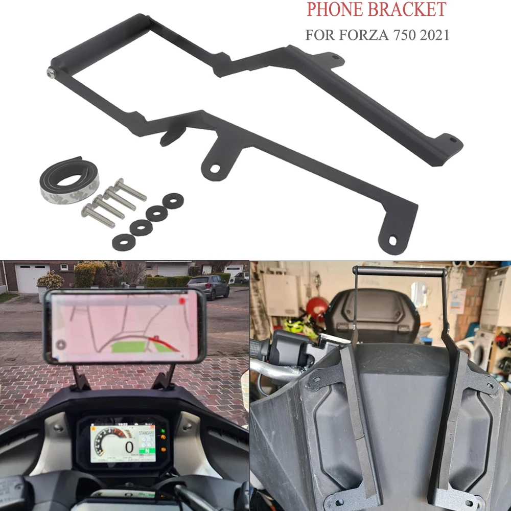 

NEW Motorcycle Mobile Phone GPS Mount Wireless Charging Navigation Plate Bracket Stand Board FOR HONDA FORZA750 FORZA 750 2021