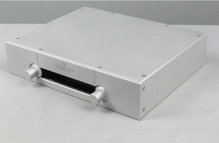 New Reference Goldmund full aluminum preamp chassis Hifi DIY box silver