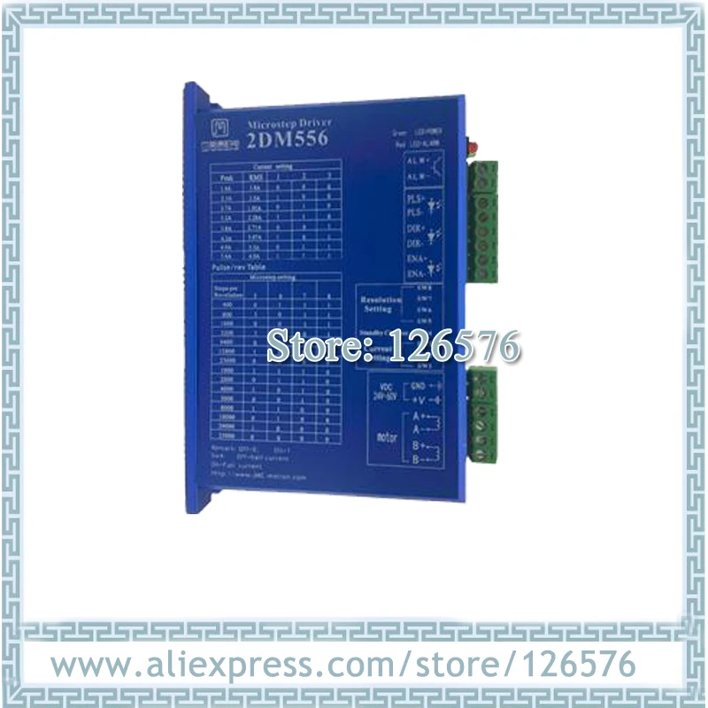 JMC hybrid 2 phase stepper Motor driver 2DM556 2DM556-N-DK 20-60VDC 5.6A Stepping driver