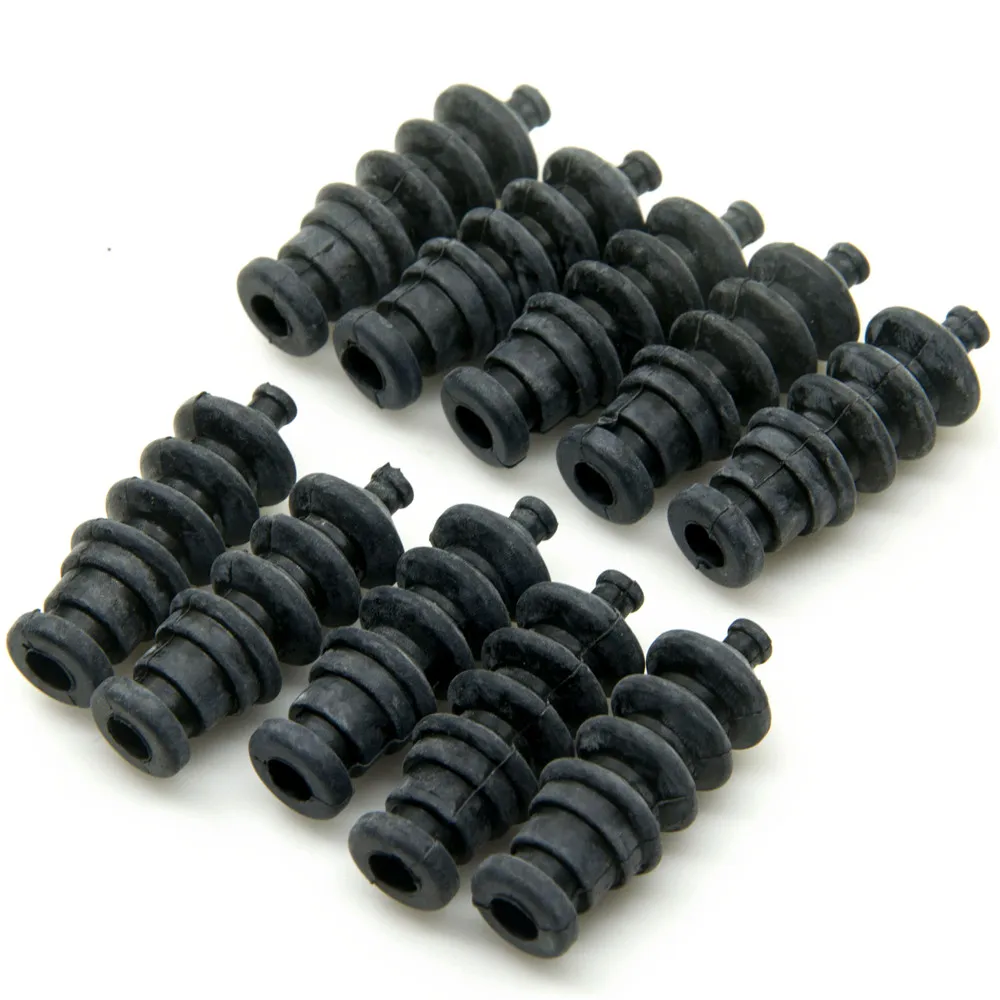 YEAHRUN 10pcs Waterproof Push Rod Rubber Seal Bellow Organ Normal Size 37mm for RC Boat Model Push/Pull Rod Seal Parts