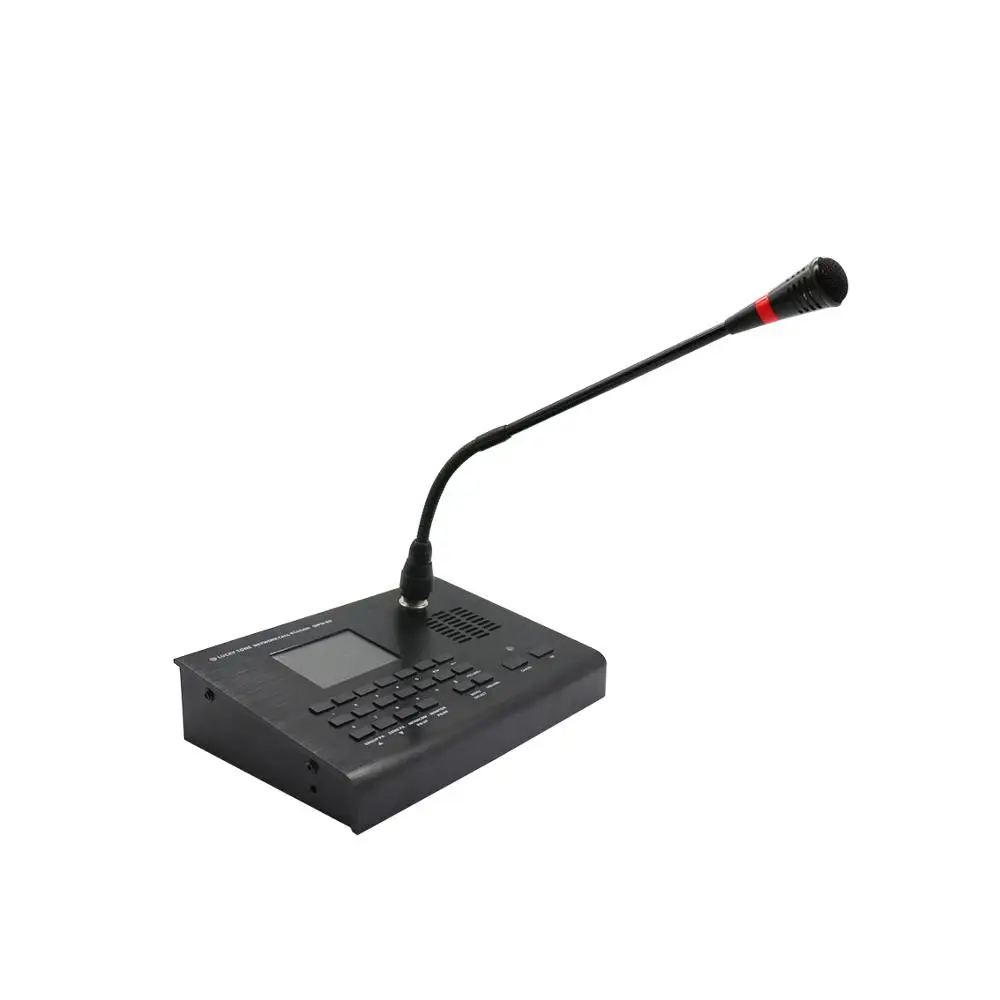 

Public address SIP Network Paging Microphone with Intercom,can control,monitor,zone paging make announcement for PA system