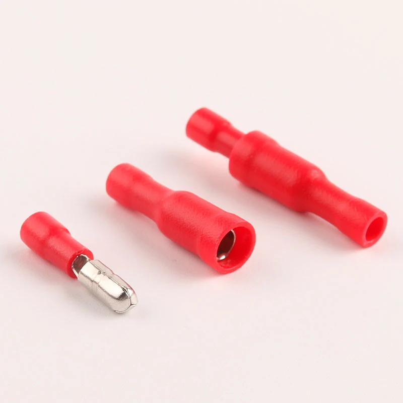 Female and Male Insulated Electric Connector Crimp Bullet Terminal for Audio Wiring terminals MPD FRD Connectors 22-16AWG