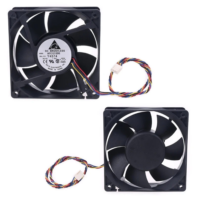 

120x120x38mm Brushless 12V 1.6A PWM Server Cooling Fan For Delta AFC1212DE