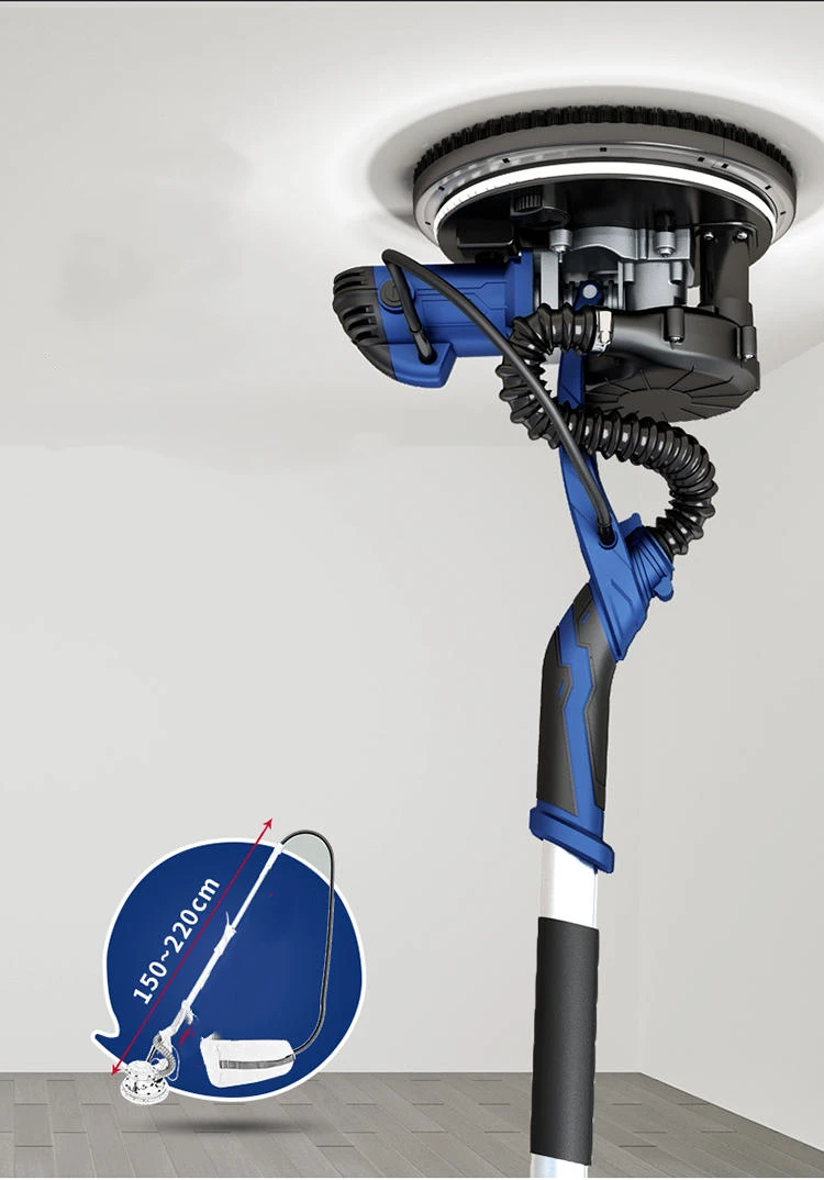 Adjust Speed Drywall Sander 950W 220-230V Wall Polishing Grinding Double Led Light Wall Putty Polisher Machine
