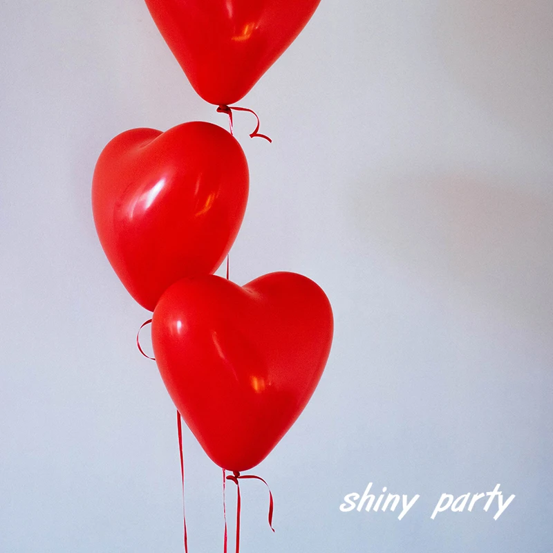 20/50pcs Hear Balloons 12inch Birthday Party Decoration Supplies Baby Shower Globos Wedding New Year Valentines Decor