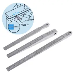 1-15mm 0.5-10mm 0.4-6mm Wedge Feeler Gauge Crack Flatness Layout Insert Wedge Gauge Welding Taper Measure Tool Caliper