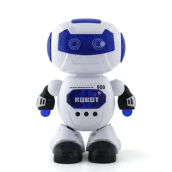 1Pcs Fashion Hot Sale Music Lighting Electric Dancing Robot Toy Figures Creative Children Entertainment Interactive Toys