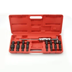 9Pcs Inner Bearing Sliding Hammer Puller Car Bearing Separator Bearing Extractor Puller Set Automotive Machine Tool Kit