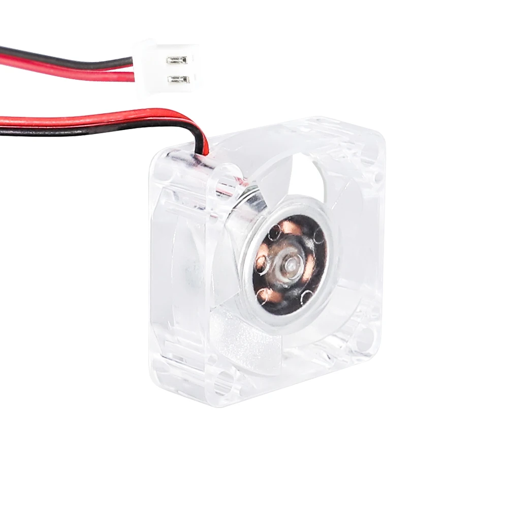 3D Printer 2510 3010 4010 Cooling Fan LED Light Cooler Fan Luminous Hydraulic Bearing Fan Mini 12V/24V Radiator For V6 Hotend