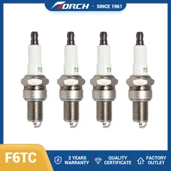 New Torch Spark Plug 131-047 Compatible with Champion N9YC, Candle BP6ES, Torch F6TC