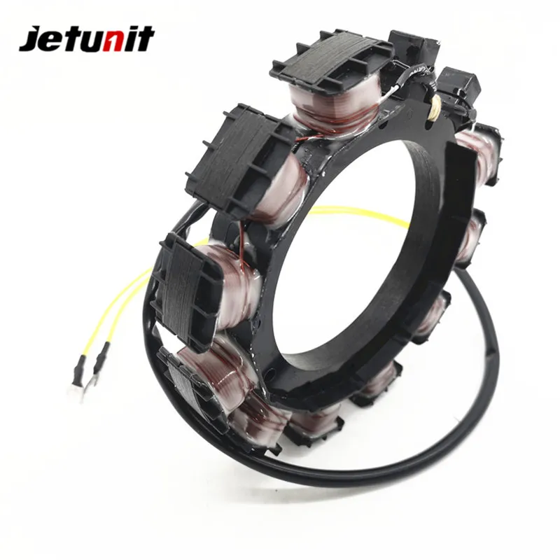 JETUNIT Outboard Stator For Mercury 65-150HP 10AMP 4&6Cyl 1969-1979 398-3587, 398-3618, 398-3633, 398-4792, 398-4793, 398-5232