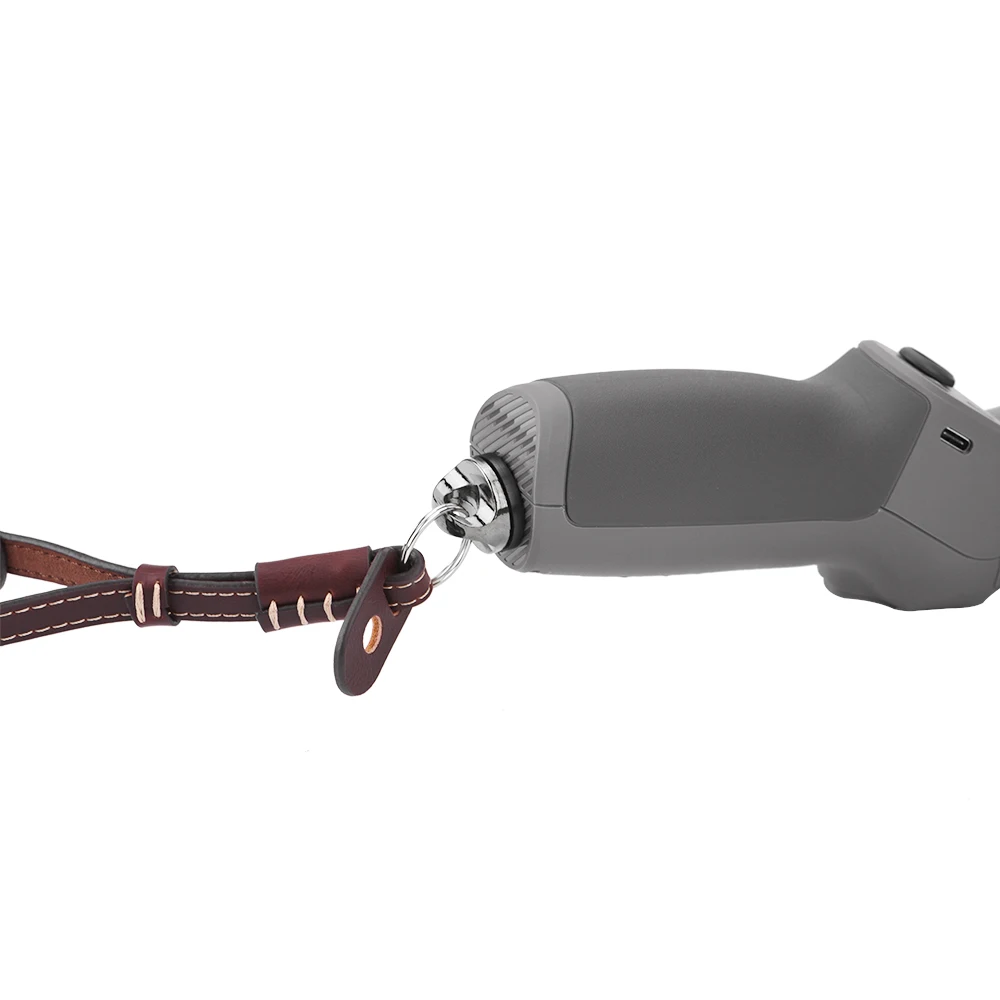 PU Leather Lanyard Rope Wrist Strap For DJI Osmo Mobile 4 3 Zhiyun Smooth Handheld Gimbal With 1/4 Screw For DSLR Camera Holder