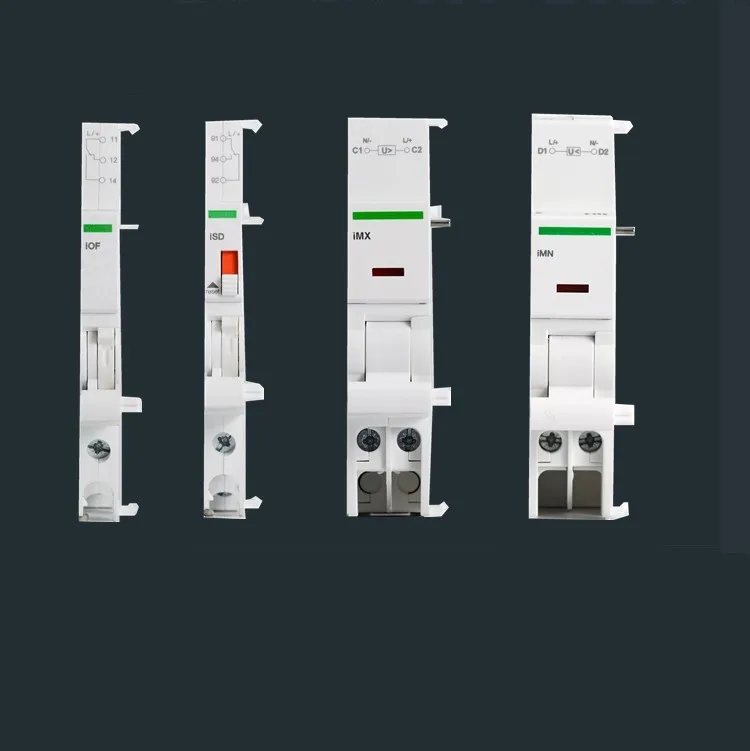 Ic65 Circuit Breaker Accessories IMX + of Shunt IOF Auxiliary ISD Fire Release 24V 110V 220V 400V