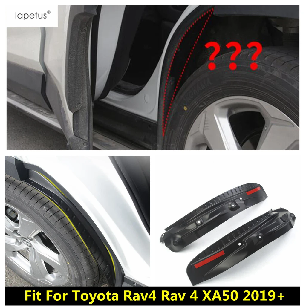 

Rear Wheel Fender Mudguard Protector Cover Kit Trim For TOYOTA RAV4 RAV 4 2019 - 2024 Car Plastic Accessories Exterior